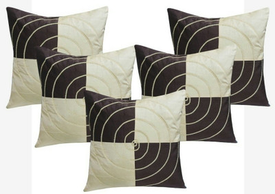 

Shine Villa Polka Cushions Cover(Pack of 5, 30 cm*30 cm, Brown, Beige), Beige;brown