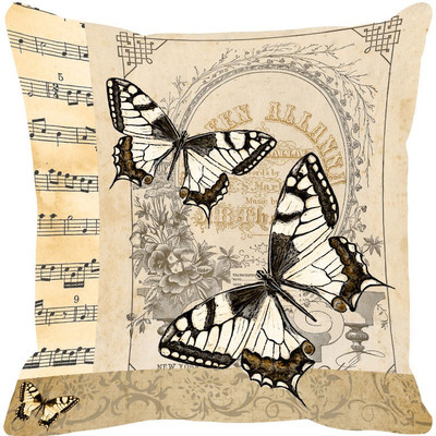 

Leaf Designs Printed Cushions Cover(46 cm*46 cm, Multicolor)