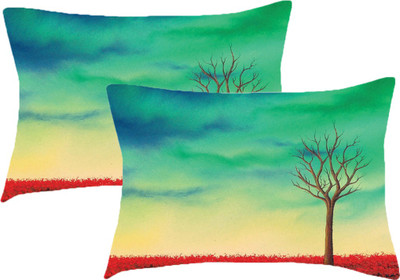 

Sleep Nature's Printed Pillows Cover(Pack of 2, 68.58 cm*45.72 cm, Multicolor)