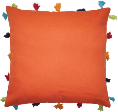 

Lushomes Plain Cushions Cover(40 cm, Red)