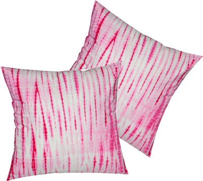 

Kanha Homes Self Design Cushions Cover(Pack of 2, 40 cm*40 cm, Pink)