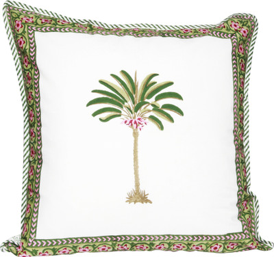 

ORCHIDS SUTRAA Printed Cushions Cover(46 cm*46 cm, Green)