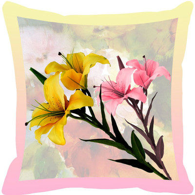 

Leaf Designs Printed Cushions Cover(41 cm*41 cm, Multicolor)