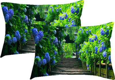 

Sleep Nature's Printed Pillows Cover(Pack of 2, 68.58 cm*45.72 cm, Multicolor)