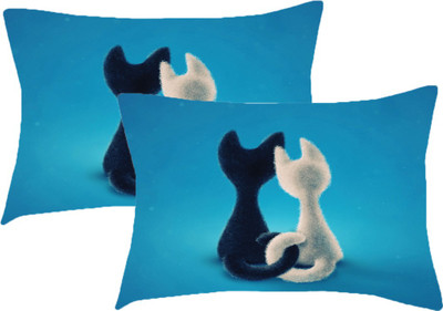 Sleep Nature's Printed Pillows Cover(Pack of 2, 68.58 cm*45.72 cm, Multicolor)