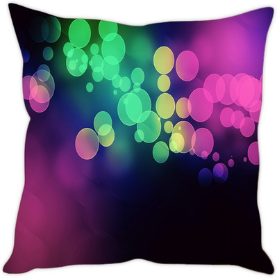 

Sleep Nature's Abstract Cushions Cover(30.63 cm*30.63 cm, Multicolor)