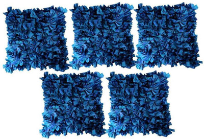 

BELIVE-ME Plain Cushions Cover(Pack of 4, 40 cm*40 cm, Blue)