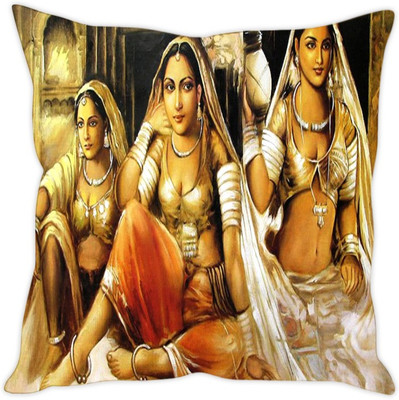 

Sleep Nature's Abstract Cushions Cover(30.63 cm*30.63 cm, Multicolor)