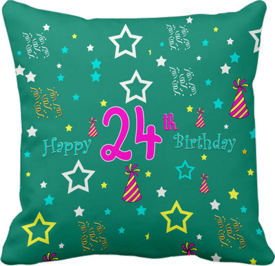 

Tied Ribbons Printed Cushions Cover(30 cm*30 cm, Multicolor)