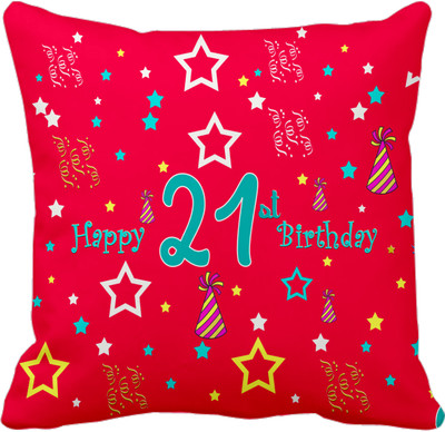 

Tied Ribbons Printed Cushions Cover(30 cm*30 cm, Multicolor)