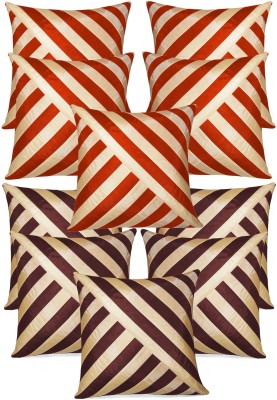 ZIKRAK EXIM Floral Cushions Cover(Pack of 10, 40 cm*40 cm, Multicolor)