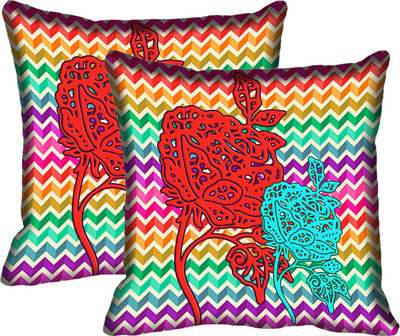 

IndiWeaves Printed Cushions Cover(Pack of 2, 30 cm*30 cm, Multicolor)