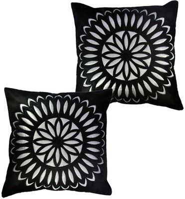 

BELIVE-ME Abstract Cushions Cover(Pack of 2, 40 cm*40 cm, Black)