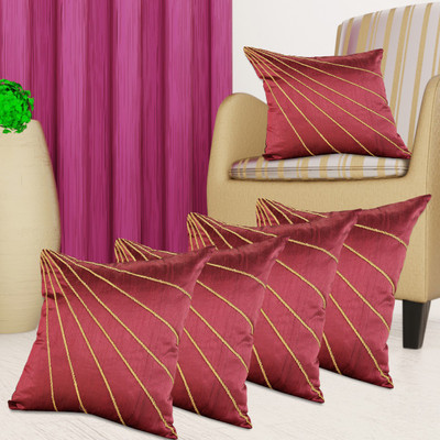 

FabLooms Floral Cushions Cover(Pack of 5, 40 cm*40 cm, Multicolor)