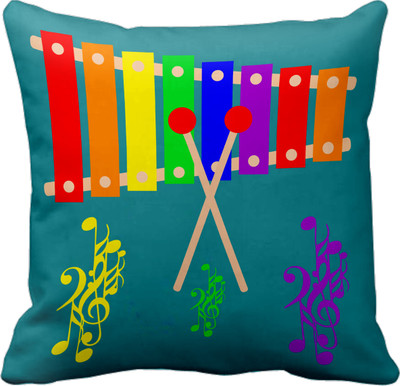 

Tied Ribbons Printed Cushions Cover(30 cm*30 cm, Multicolor)