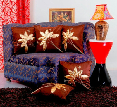 

Shine Villa Floral Cushions Cover(Pack of 5, 30 cm*30 cm, Maroon)