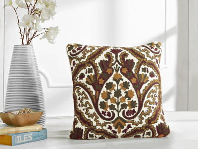 

Shahenaz Home Shop Abstract Cushions Cover(40 cm*40 cm, Red)