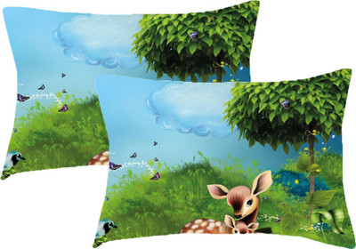 

Sleep Nature's Printed Pillows Cover(Pack of 2, 68.58 cm*45.72 cm, Multicolor)