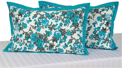 

Swayam Printed Pillows Cover(Pack of 2, 45.72 cm*71.12 cm, Beige, Green)