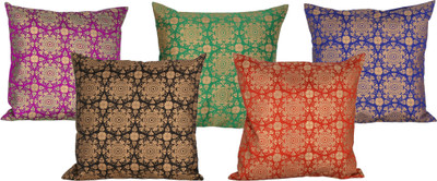

Misona World Damask Cushions Cover(Pack of 5, 40 cm*40 cm, Multicolor)