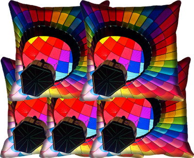 

IndiWeaves Printed Cushions Cover(Pack of 5, 30 cm*30 cm, Multicolor)