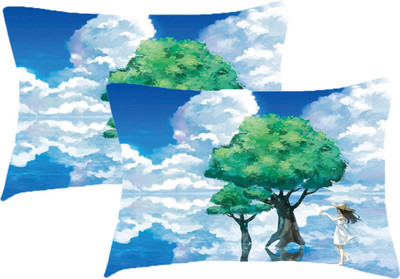

Sleep Nature's Printed Pillows Cover(Pack of 2, 68.58 cm*45.72 cm, Multicolor)