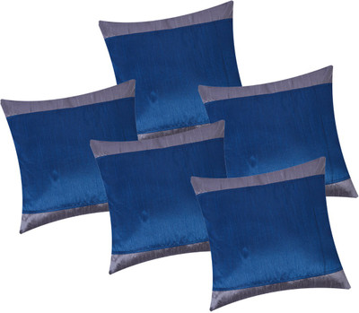 

Shine Villa Abstract Cushions Cover(Pack of 5, 30 cm*30 cm, Blue, Silver)