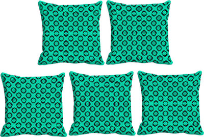 

IndiWeaves Printed Cushions Cover(Pack of 5, 40 cm*40 cm, Red)