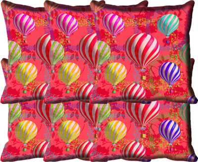 

IndiWeaves Printed Cushions Cover(Pack of 6, 40 cm*40 cm, Multicolor)