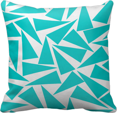 

SajawatHomes Abstract Cushions Cover(30 cm*30 cm, White, Green), Green;white