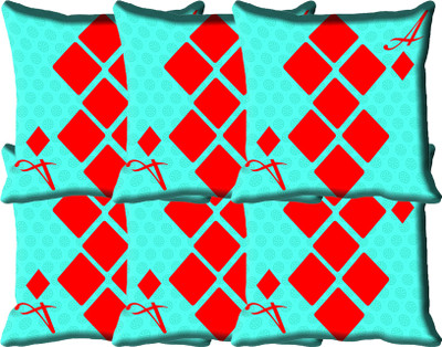 

IndiWeaves Printed Cushions Cover(Pack of 6, 40 cm*40 cm, Multicolor)