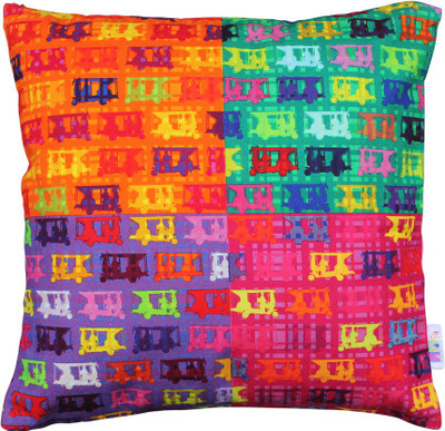 

Fatfatiya Motifs Cushions Cover(40 cm*40 cm, Multicolor)