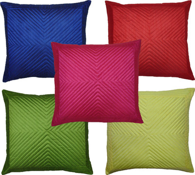 

HOME SHINE Geometric Cushions Cover(Pack of 5, 40 cm*40 cm, Multicolor)