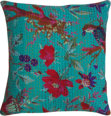 

Evergreen Embroidered Cushions Cover(40 cm*40 cm, Multicolor)