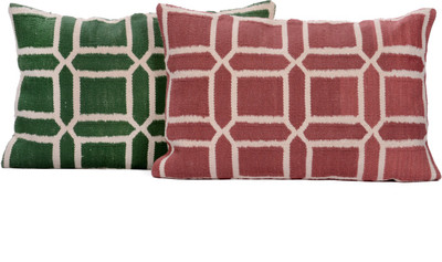 

Natural Furnish Geometric Cushions Cover(Pack of 2, 40 cm*60 cm, Multicolor)