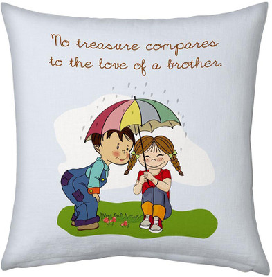 

Kaarigar Text Print Cushions Cover(30.48 cm*30.48 cm, White)