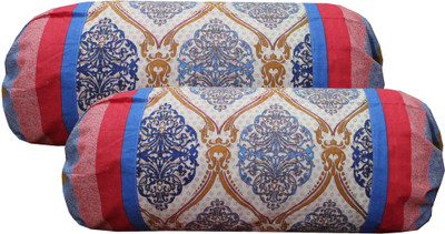 

Adishma Abstract Bolsters Cover(Pack of 2, 3 cm*16 cm, Multicolor)