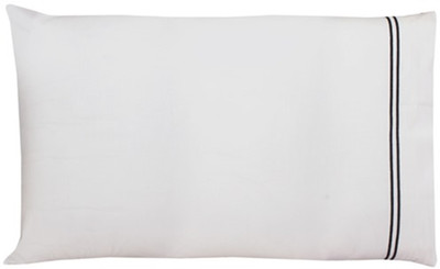 

Sferra Plain Pillows Cover(Pack of 2, 106 cm*55 cm, Beige, Black)