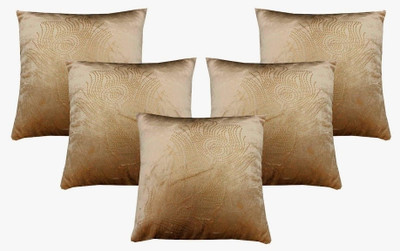 Dekor World Abstract Cushions Cover(Pack of 2, 40 cm*40 cm, Red)