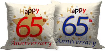 

Tied Ribbons Text Print Cushions Cover(Pack of 2, 30 cm*30 cm, Multicolor)