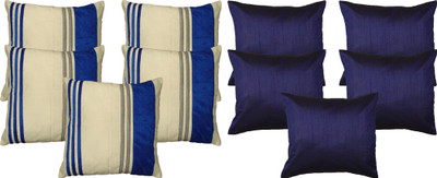 

HOME SHINE Striped Cushions Cover(40 cm*40 cm, Blue)