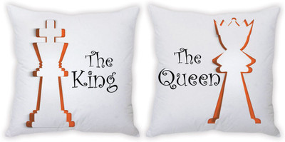 65% OFF on StyBuzz Abstract Cushions Cover(Pack of 2, 40.7 cm*40.7 cm, Multicolor)