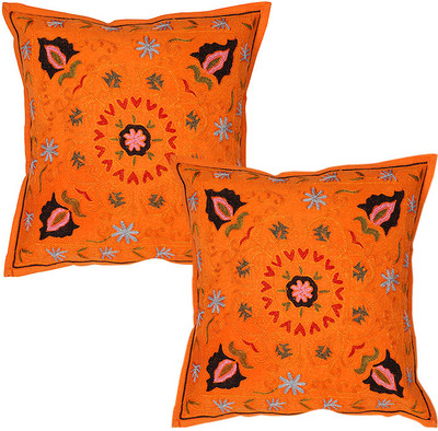 56% OFF on Rajrang Abstract Cushions Cover(Pack of 2, 40 cm*40 cm, Orange) 56% OFF on Rajrang Abstract Cushions Cover(Pack of 2, 40 cm*40 cm, Orange)