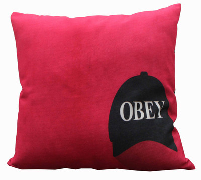 Adishma Printed Cushions Cover(40 cm*40 cm, Red)