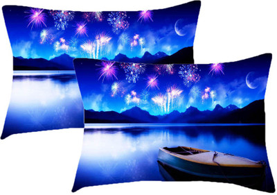 

Sleep Nature's Printed Pillows Cover(Pack of 2, 68.58 cm*45.72 cm, Multicolor)