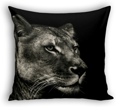 

BRIZAN Animal Cushions Cover(40 cm*40 cm, Black, White)