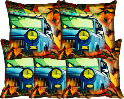 

IndiWeaves Printed Cushions Cover(Pack of 5, 30 cm*30 cm, Multicolor)