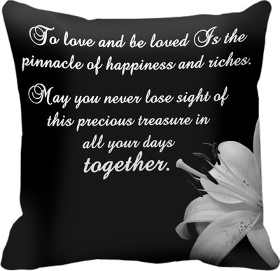 

Tied Ribbons Printed Cushions Cover(30 cm*30 cm, Multicolor)