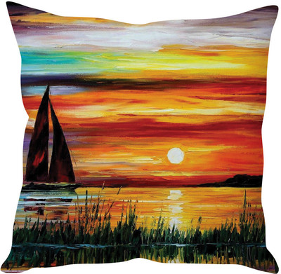 77% OFF on StyBuzz Abstract Cushions Cover(40 cm*40 cm, Orange) 77% OFF on StyBuzz Abstract Cushions Cover(40 cm*40 cm, Orange)