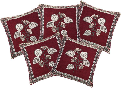 

Zesture Floral Cushions Cover(Pack of 5, 40 cm*40 cm, Multicolor)